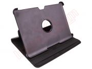 Black synthetic leather case with stand and 360° function for Samsung Galaxy Tab 2 10.1 P5100 / P5110